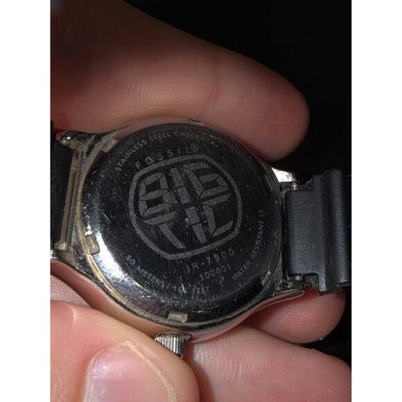 Vintage Y2K Fossil Big Tic JR-7900 Animated Analog Digital Women’s Watch main image 4